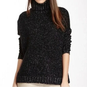 VINCE.  chunky TURTLENECK SPECKLED PULLOVER SWEATER sz small